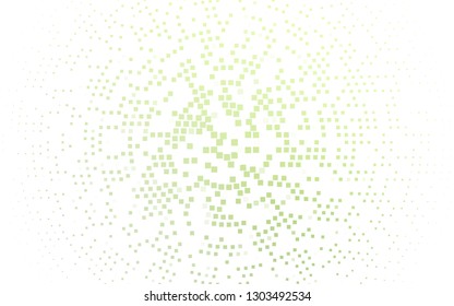 Light Green vector cover in polygonal style. Beautiful illustration with rectangles and squares. Pattern for commercials.