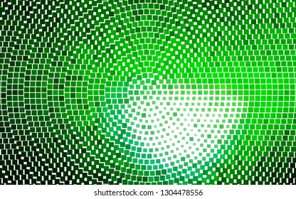 Light Green vector cover in polygonal style. Beautiful illustration with rectangles and squares. Modern template for your landing page.