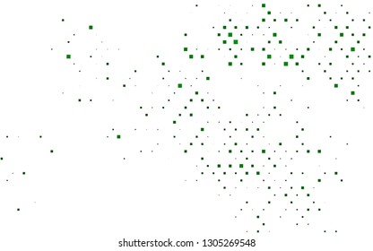 Light Green vector cover in polygonal style. Rectangles on abstract background with colorful gradient. The template can be used as a background.