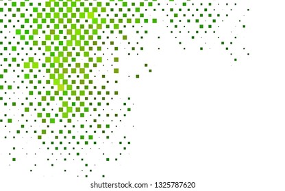 Light Green vector cover in polygonal style. Abstract gradient illustration with rectangles. Smart design for your business advert.