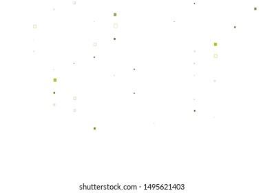 Light Green vector cover with polygonal style. Beautiful illustration with rectangles and squares. Pattern for busines booklets, leaflets.