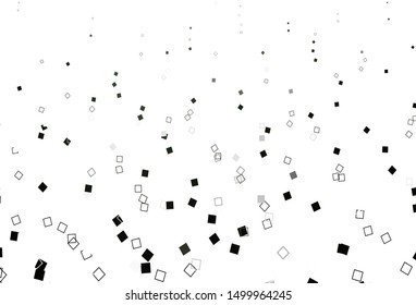 Light Green vector cover with polygonal style. Decorative design in abstract style with rectangles. Best design for your ad, poster, banner.