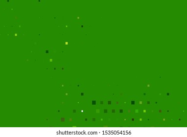 Light Green vector cover in polygonal style. Decorative design in abstract style with rectangles. Pattern for busines ad, booklets, leaflets