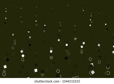 Light Green vector cover with polygonal style. Rectangles on abstract background with colorful gradient. Best design for your ad, poster, banner.