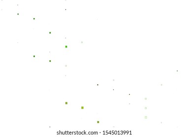Light Green vector cover with polygonal style. Rectangles on abstract background with colorful gradient. Smart design for your business advert.