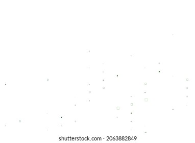 Tapa vectorial verde claro con estilo poligonal. Rectángulos sobre fondo abstracto con gradiente colorido. Patrón de folletos y volantes para empresas.
