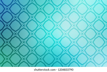 Light Green vector cover with small and big stars. Modern geometrical abstract illustration with stars. Best design for your ad, poster, banner.