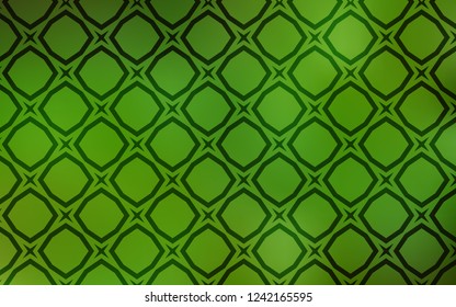 Light Green vector cover with small and big stars. Glitter abstract illustration with colored stars. Pattern for wrapping gifts.