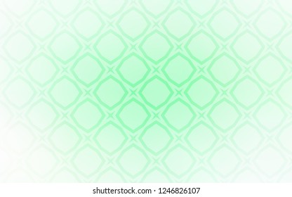 Light Green vector cover with small and big stars. Blurred decorative design in simple style with stars. Pattern for new year ad, booklets.