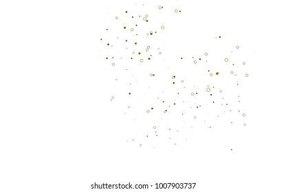Light Green vector  cover with spots. Illustration with set of shining colorful abstract circles. The pattern can be used for beautiful websites.