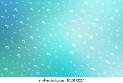 Light Green vector cover with spots. Blurred bubbles on abstract background with colorful gradient. The pattern can be used for beautiful websites.