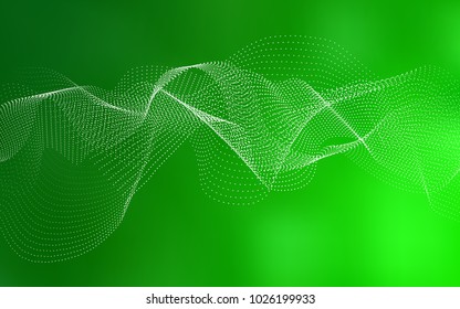 Light Green vector cover with spots. Beautiful colored illustration with blurred circles in nature style. Beautiful design for your business natural advert.