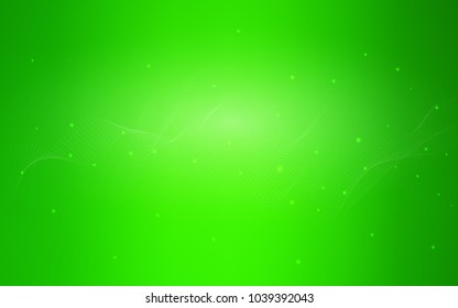 Light Green vector cover with spots. Blurred decorative design in abstract style with bubbles. The pattern can be used for beautiful websites.
