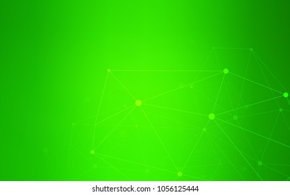 Light Green vector cover with spots, lines. Abstract illustration with colorful discs and triangles. Completely new template for your brand book.