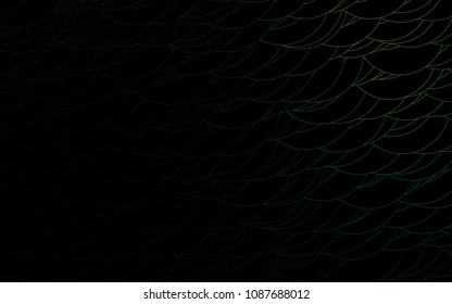 Light Green vector  cover with spots. Blurred bubbles on abstract background with colorful gradient. The pattern can be used for aqua ad, booklets.
