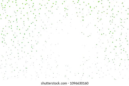 Light Green vector  cover with spots. Illustration with set of shining colorful abstract circles. New design for ad, poster, banner of your website.