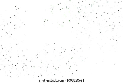Light Green vector  cover with spots. Abstract illustration with colored bubbles in nature style. Beautiful design for your business natural advert.
