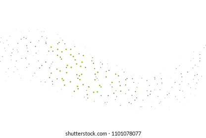 Light Green vector  cover with spots. Beautiful colored illustration with blurred circles in nature style. The pattern can be used for aqua ad, booklets.
