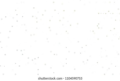 Light Green vector  cover with spots. Glitter abstract illustration with blurred drops of rain. Beautiful design for your business natural advert.
