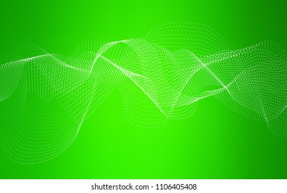 Light Green vector cover with spots. Modern abstract illustration with colorful water drops. The pattern can be used for aqua ad, booklets.