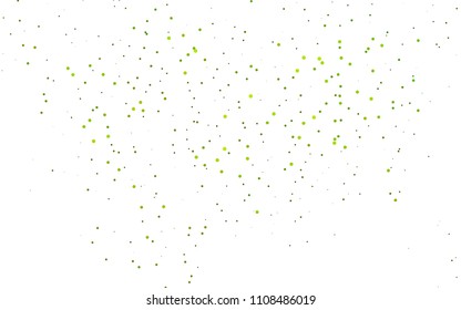 Light Green vector  cover with spots. Modern abstract illustration with colorful water drops. Beautiful design for your business natural advert.