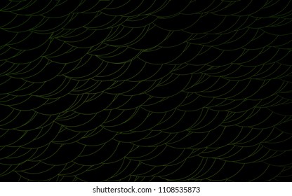 Light Green vector  cover with spots. Abstract illustration with colored bubbles in nature style. The pattern can be used for aqua ad, booklets.