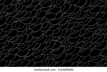Light Green vector  cover with spots. Glitter abstract illustration with blurred drops of rain. Pattern can be used as texture of water, rain drops.