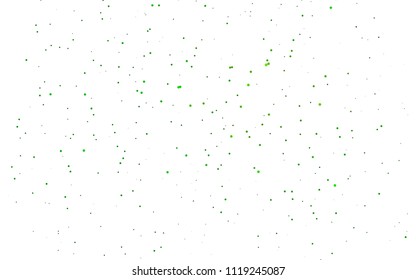 Light Green vector  cover with spots. Beautiful colored illustration with blurred circles in nature style. Pattern can be used as texture of water, rain drops.