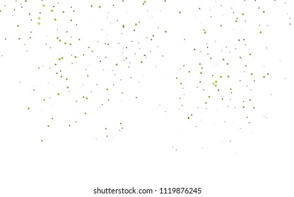 Light Green vector  cover with spots. Abstract illustration with colored bubbles in nature style. Completely new template for your brand book.