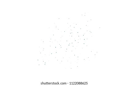 Light Green vector  cover with spots. Blurred bubbles on abstract background with colorful gradient. Pattern can be used as texture of water, rain drops.