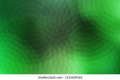 Light Green vector cover with spots. Glitter abstract illustration with blurred drops of rain. New design for ad, poster, banner of your website.