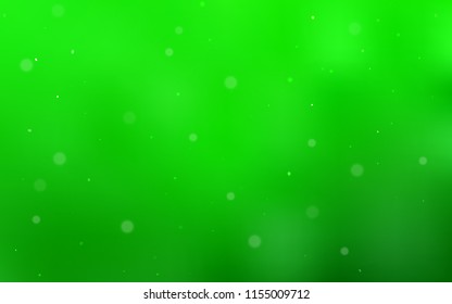 Light Green vector cover with spots. Modern abstract illustration with colorful water drops. Pattern can be used for futuristic ad, booklets.