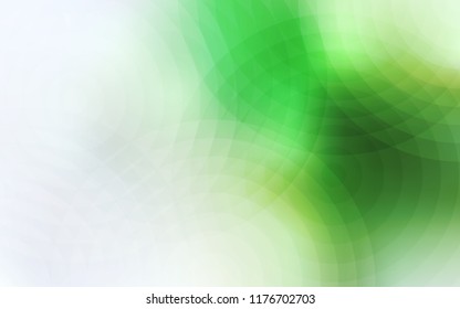 Light Green vector cover with spots. Glitter abstract illustration with blurred drops of rain. New design for ad, poster, banner of your website.