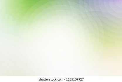 Light Green vector cover with spots. Blurred bubbles on abstract background with colorful gradient. Beautiful design for your business advert.