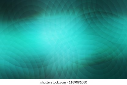 Light Green vector cover with spots. Beautiful colored illustration with blurred circles in nature style. Pattern can be used for futuristic ad, booklets.
