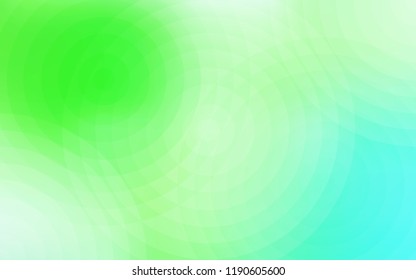 Light Green vector cover with spots. Blurred bubbles on abstract background with colorful gradient. Completely new template for your brand book.