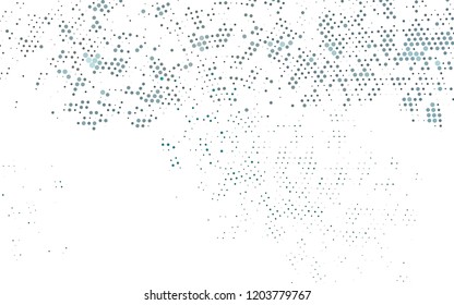 Light Green vector cover with spots. Modern abstract illustration with colorful water drops. Pattern for ads, booklets.