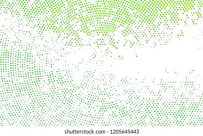 Light Green vector cover with spots. Illustration with set of shining colorful abstract circles. Pattern for ads, leaflets.