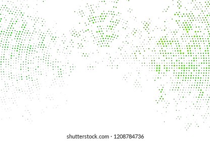 Light Green vector cover with spots. Blurred bubbles on abstract background with colorful gradient. Pattern for ads, leaflets.
