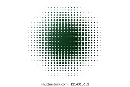 Light Green vector cover with spots. Glitter abstract illustration with blurred drops of rain. Pattern for beautiful websites.