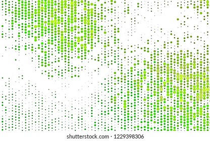 Light Green vector cover with spots. Blurred decorative design in abstract style with bubbles. Pattern for beautiful websites.