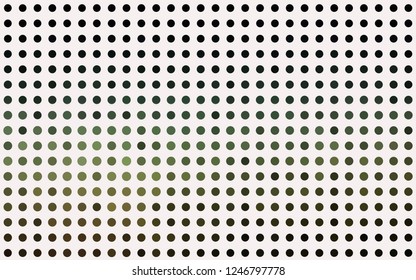 Light Green vector cover with spots. Blurred bubbles on abstract background with colorful gradient. Pattern for beautiful websites.