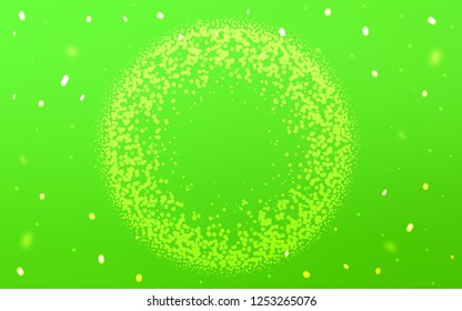 Light Green vector cover with spots. Beautiful colored illustration with blurred circles in nature style. New template for your brand book.