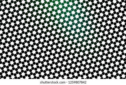 Light Green vector cover with spots. Illustration with set of shining colorful abstract circles. Pattern for ads, leaflets.