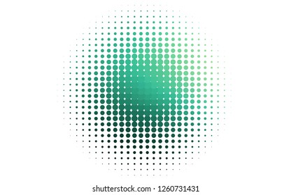 Light Green vector cover with spots. Blurred decorative design in abstract style with bubbles. Pattern for ads, booklets.
