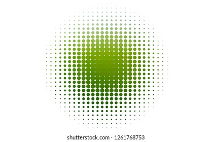 Light Green vector cover with spots. Illustration with set of shining colorful abstract circles. Pattern for beautiful websites.