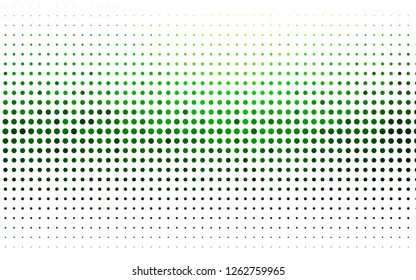 Light Green vector cover with spots. Glitter abstract illustration with blurred drops of rain. Design for business adverts.