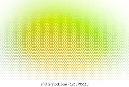 Light Green vector cover with spots. Blurred bubbles on abstract background with colorful gradient. Template for your brand book.