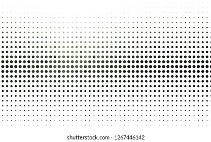 Light Green vector cover with spots. Abstract illustration with colored bubbles in nature style. Pattern for beautiful websites.