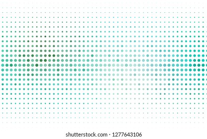 Light Green vector cover with spots. Beautiful colored illustration with blurred circles in nature style. Pattern of water, rain drops.